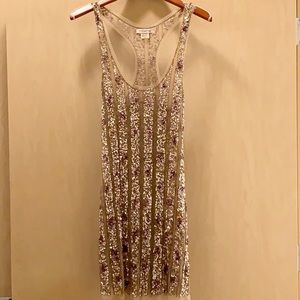 Arden B sheer sparkly top - Size Small